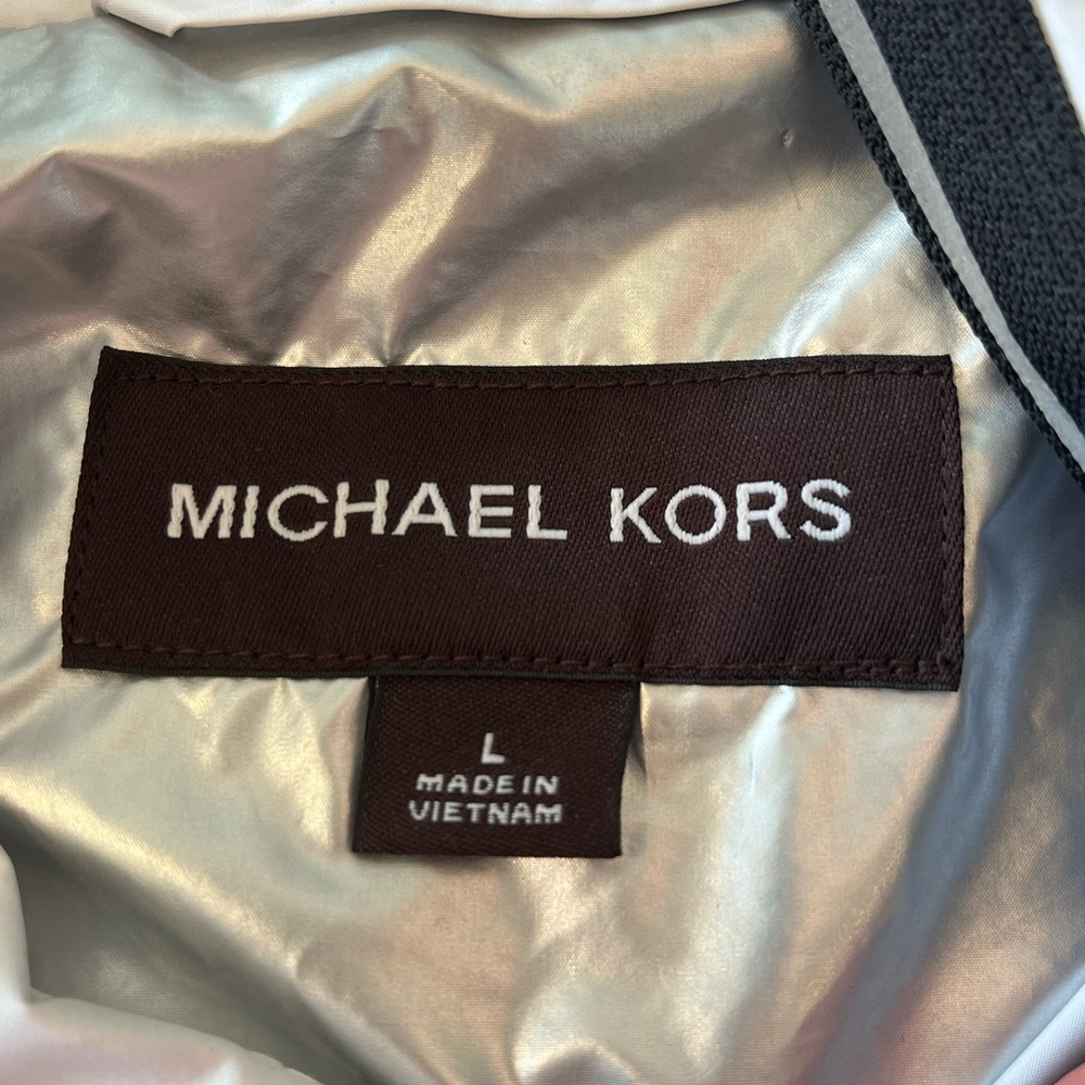 Michael Kors Lightweight Hooded Jacket Large White - Picture 2 of 9